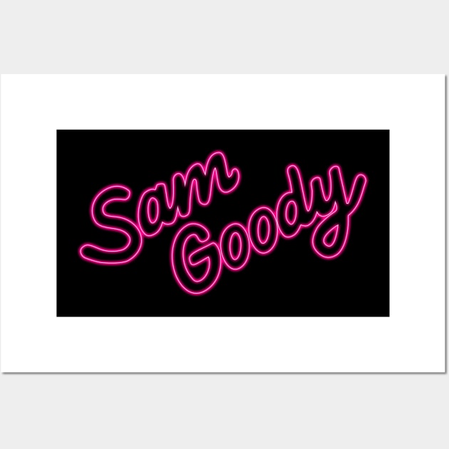 Sam Goody Music Store Neon Wall Art by carcinojen